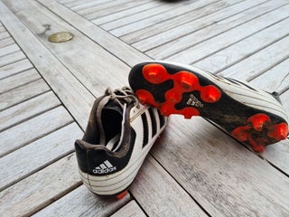 Addidas white boots size 12 (kids)