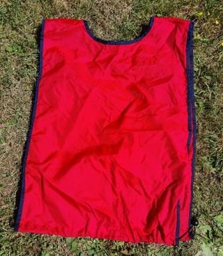 7 adult red bibs (managers only)
