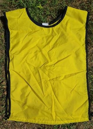 6 adult yellow bibs (managers only)
