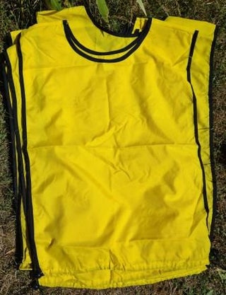 6 youth yellow bibs (managers only)