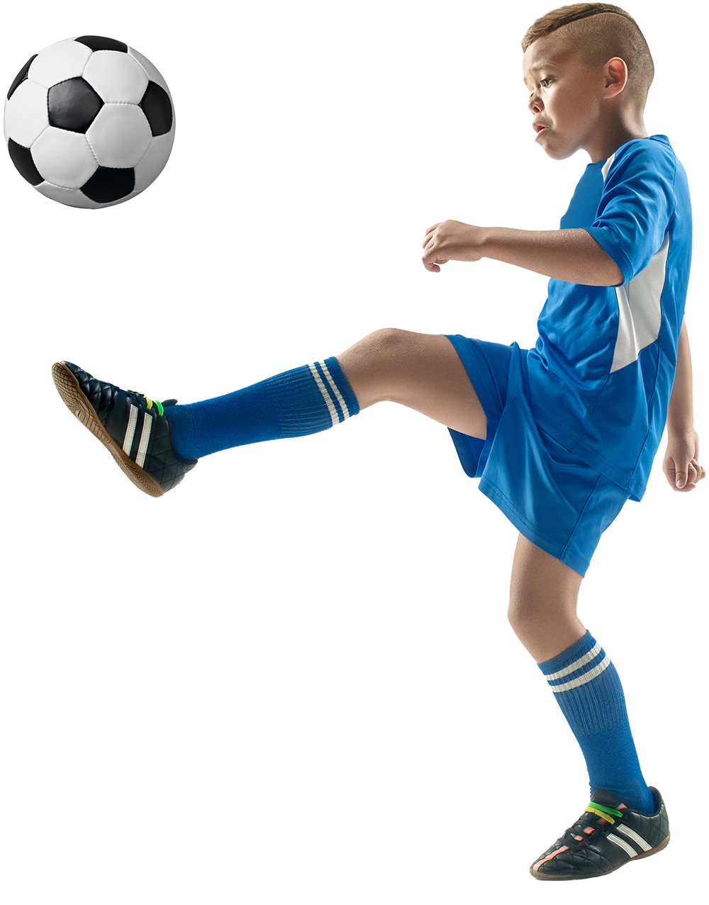 Abbots Youth FC player on the ball